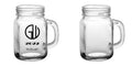 12 oz Custom BarConic® Mason Jar with Handle