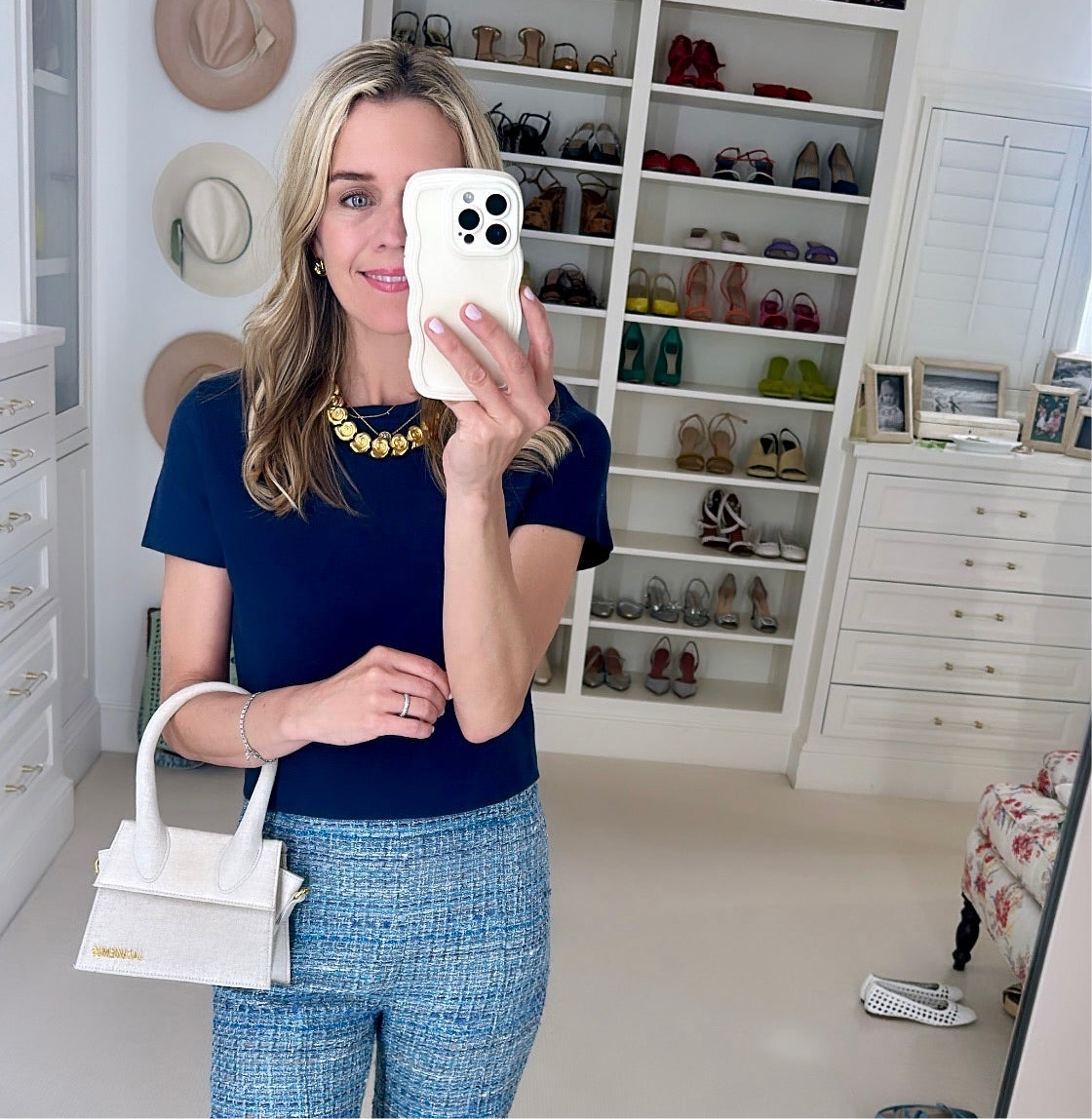 MASON'S DAUGHTER Stella Knit Top, Navy