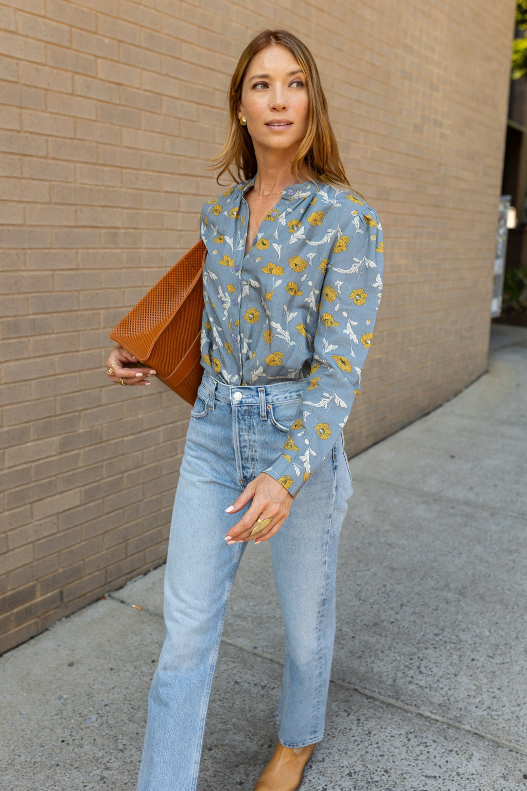 MODAFLEUR The Marie Top, Blue Bell