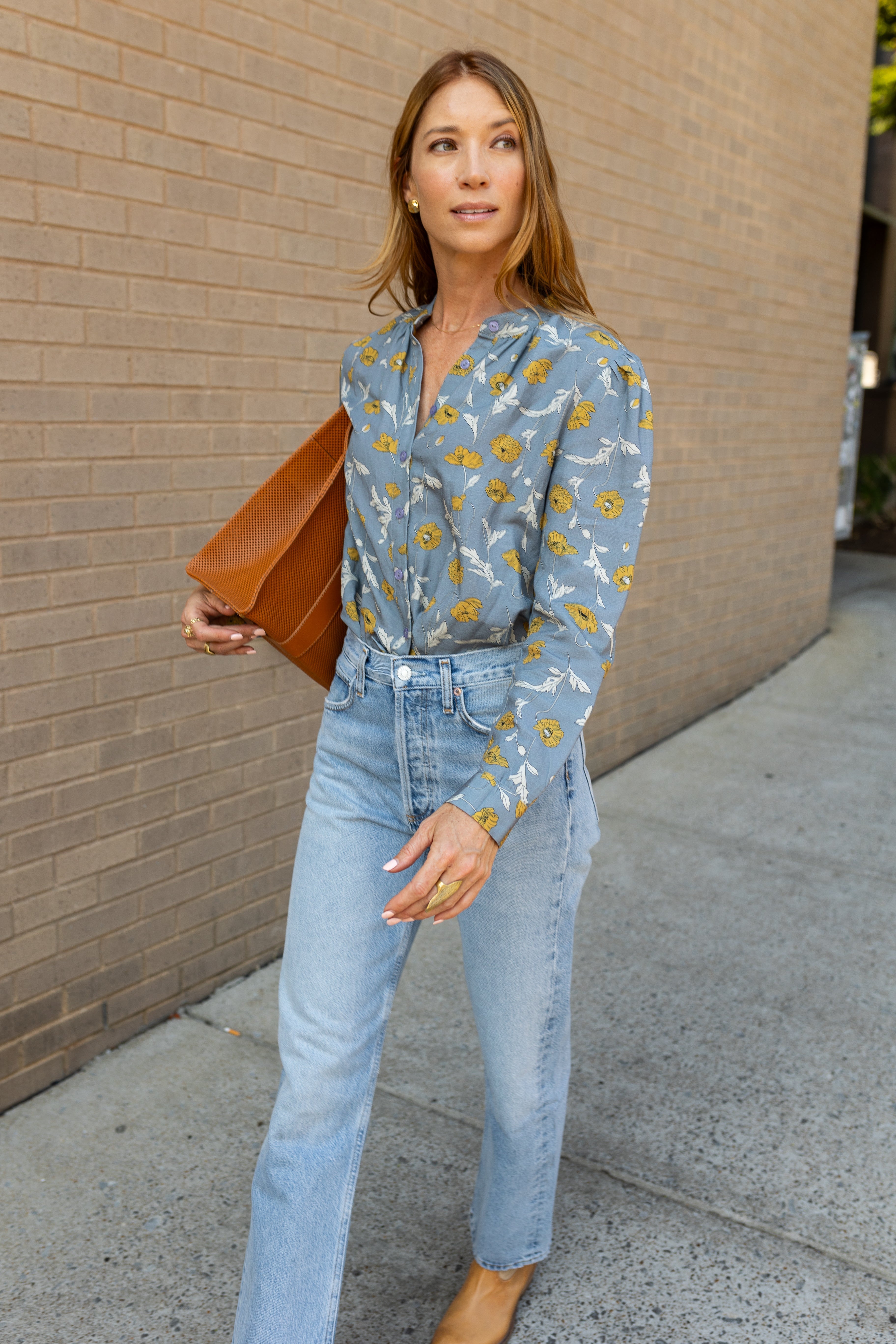 MODAFLEUR The Marie Top, Blue Bell