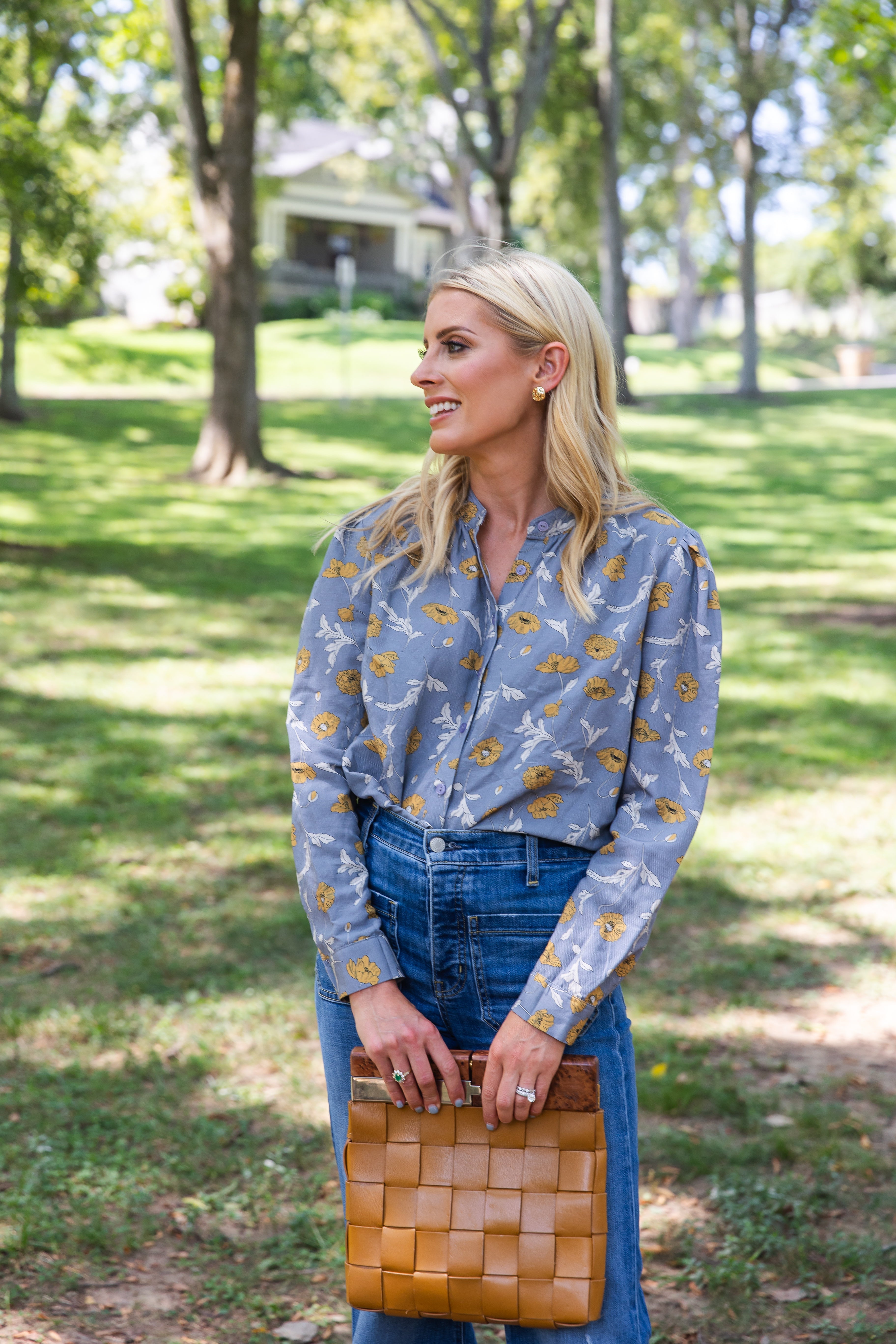 MODAFLEUR The Marie Top, Blue Bell