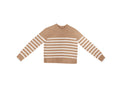 TUTTO | Sand White Stripe Sweater