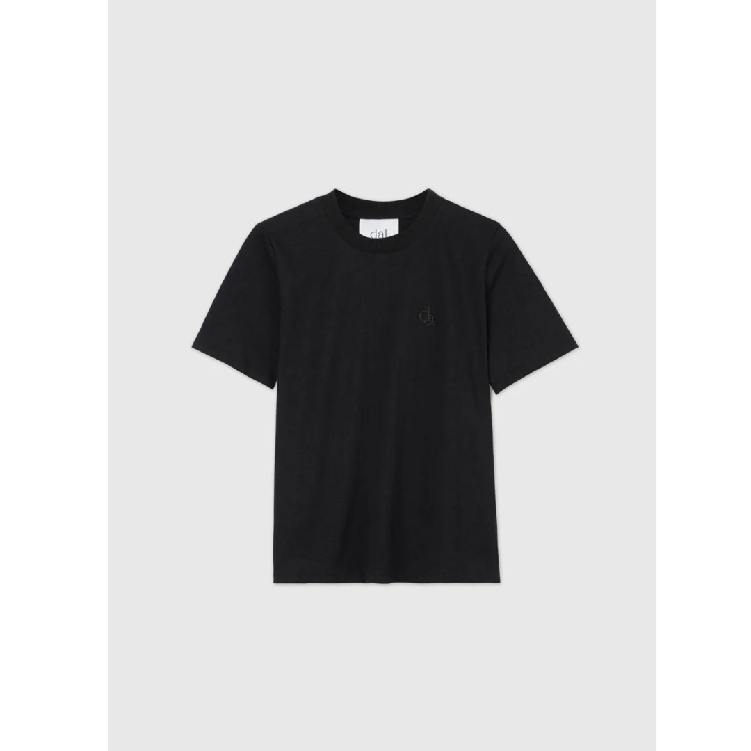 DAL THE LABEL Essential Organic Cotton T-Shirt, Black