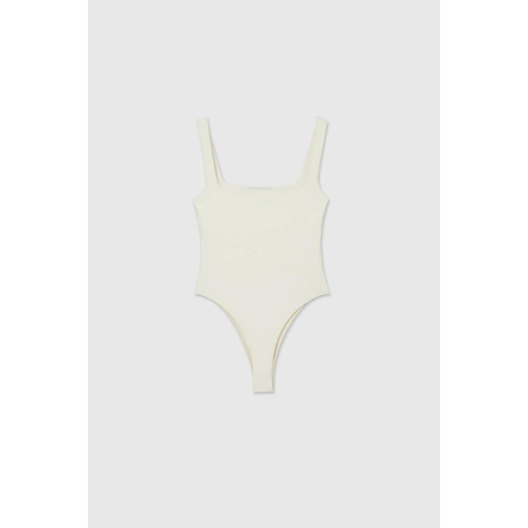 DAL THE LABEL Essential Bodysuit, Ivory