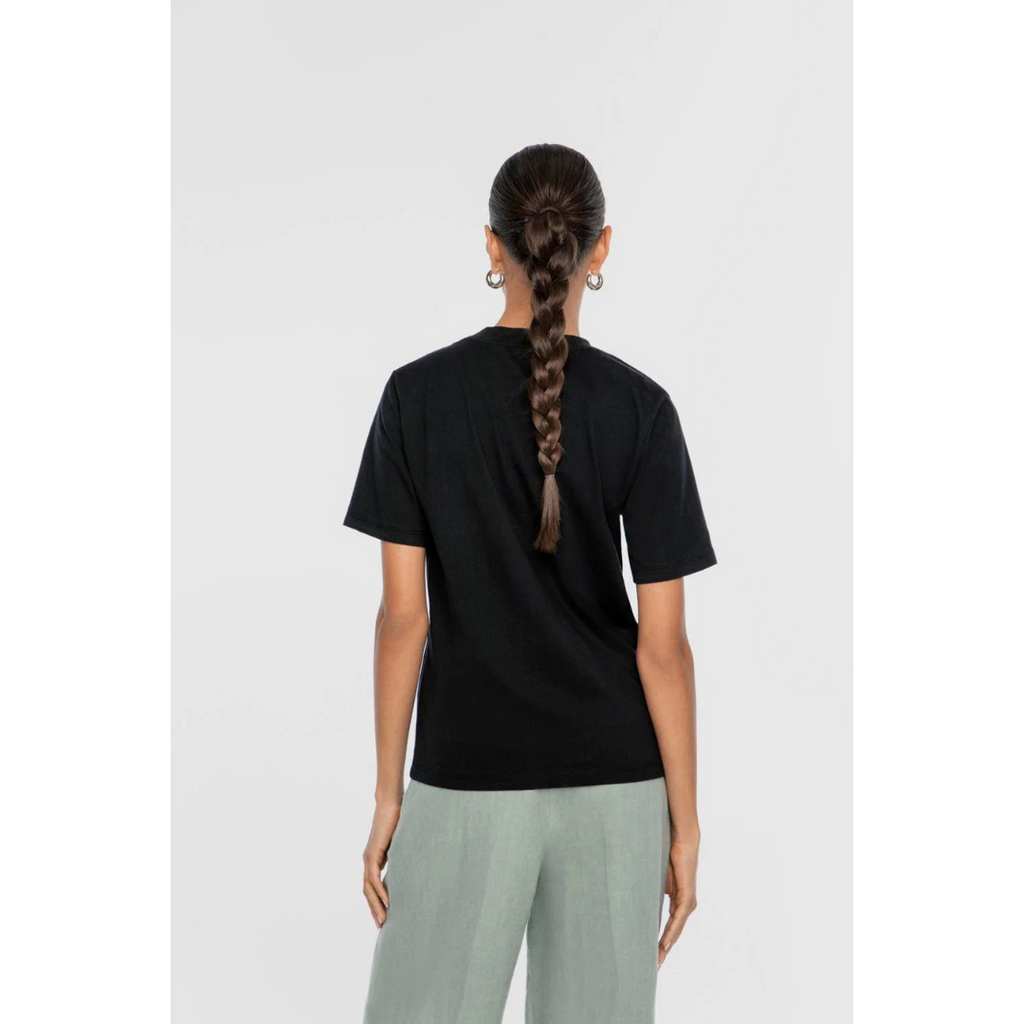 DAL THE LABEL Essential Organic Cotton T-Shirt, Black