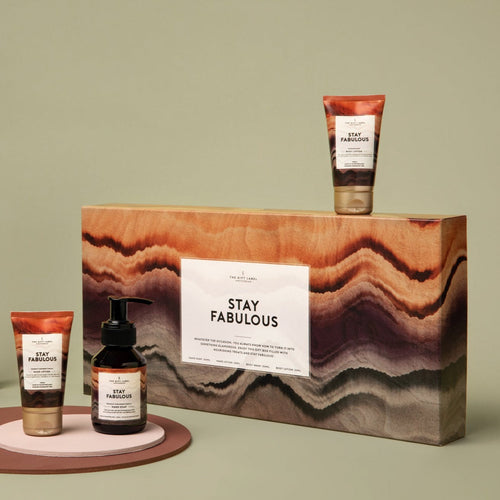 'Stay Fabulous' Luxury Gift Box | Hand Soap, Hand Lotion, Body Wash & Body Lotion Set